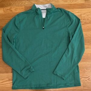 J. Crew Green Performance Pullover- XL